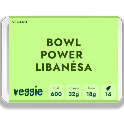Bowl libanés vegano