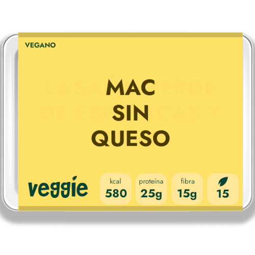 Mac sin queso vegano