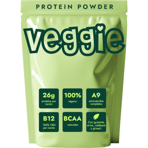 Proteína vegetal en polvo con 26g de proteína y B12