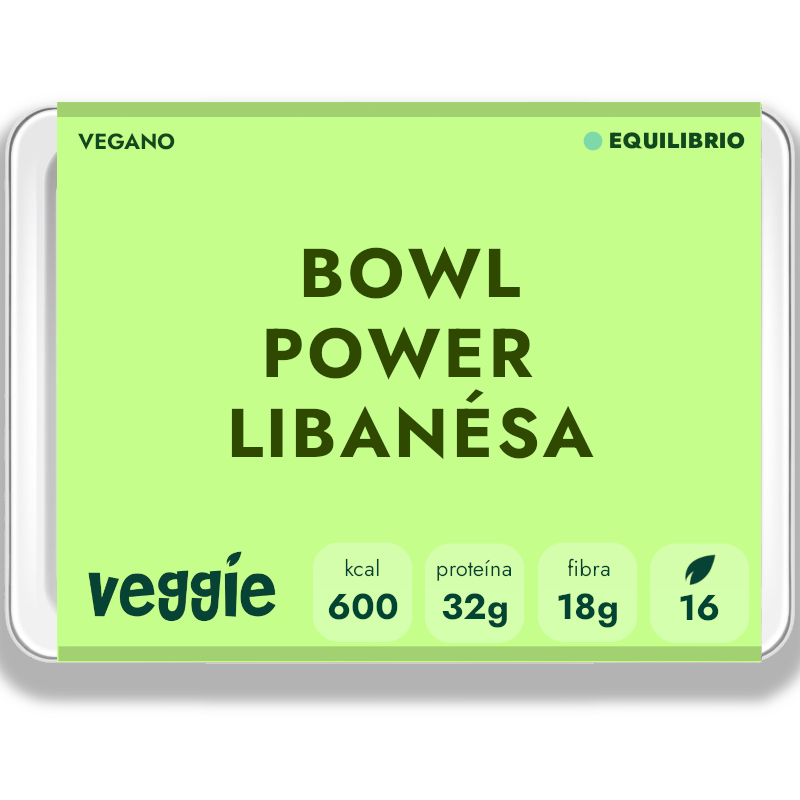 Bowl libanés power — quinoa, lentejas y tahini