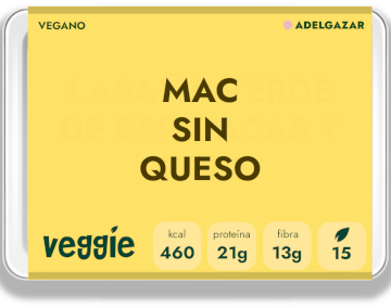 Mac sin queso vegano - Plan adelgazar