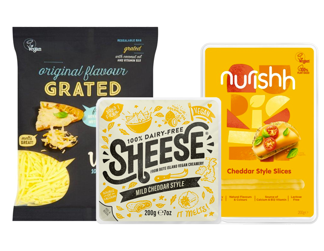 Alternativas para tus quesos favoritos libres de lácteos y basadas en plantas
